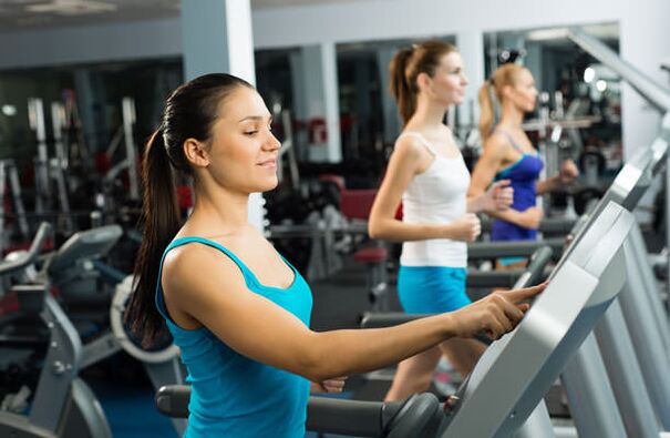 Allenamento ciclico su un tapis roulant